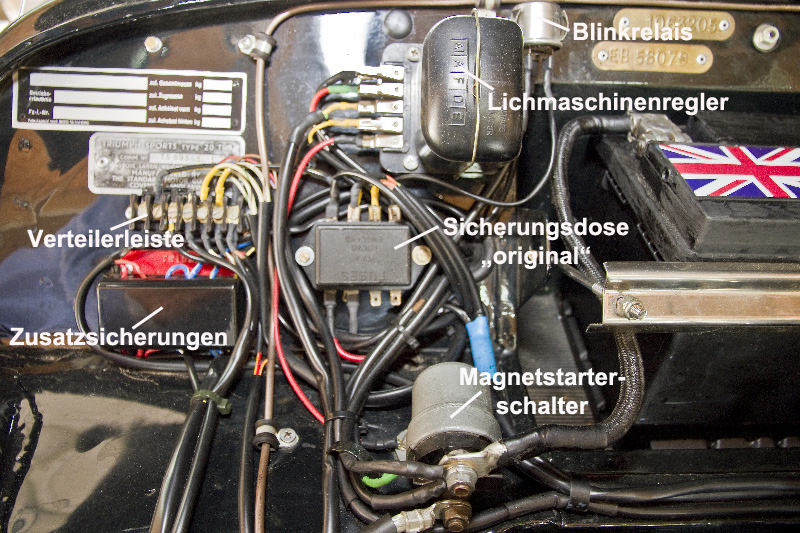 Schaltpläne der TR4 Modelle – Duplicate