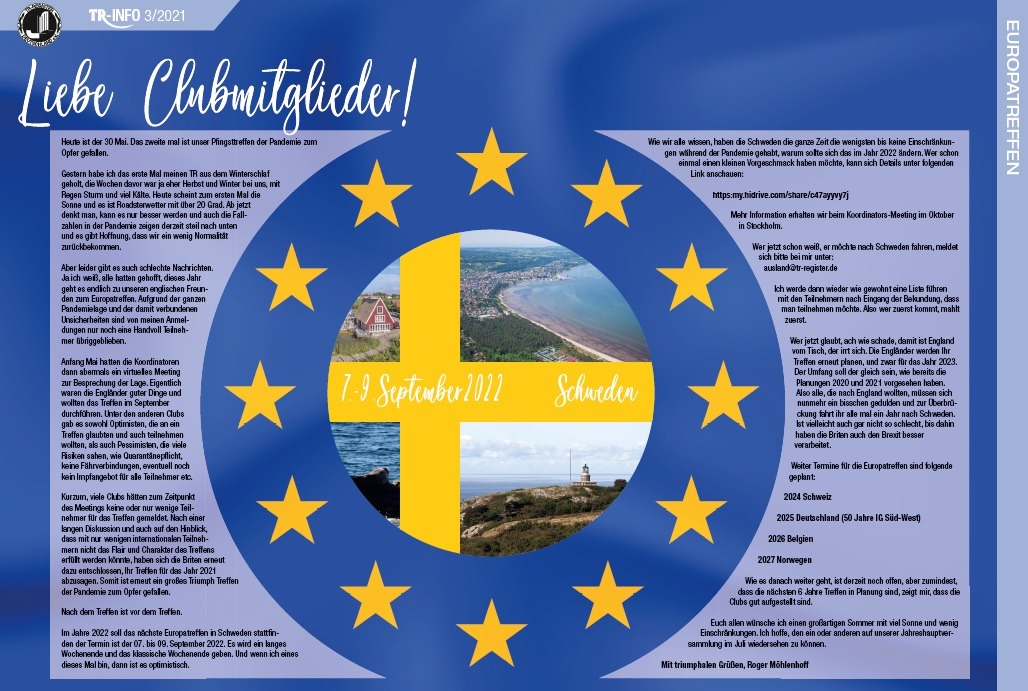 Europatreffen in Bastad/Schweden
